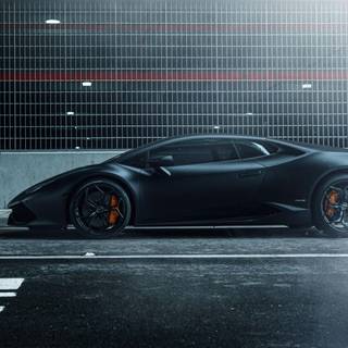Black supercar wallpaper