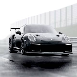 Black supercar wallpaper