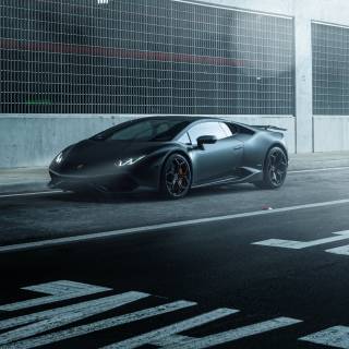 Black supercar wallpaper