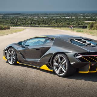 Black supercar wallpaper