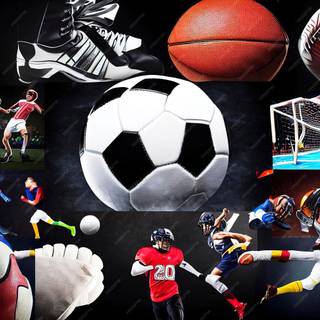Sports collage wallpaper