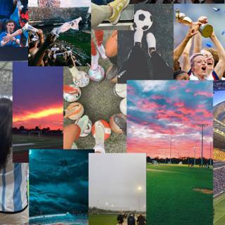 Sports collage wallpaper