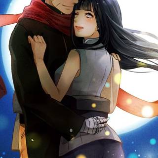 Naruto and Hinata iPhone wallpaper