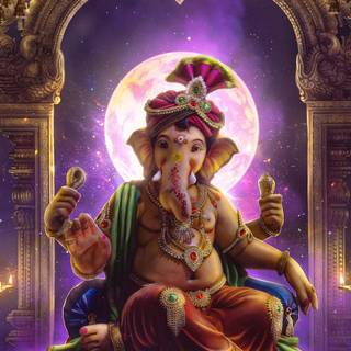 iPhone cute Ganesh wallpaper