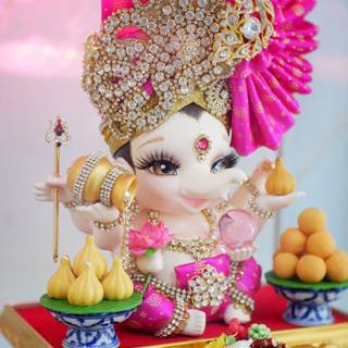 iPhone cute Ganesh wallpaper