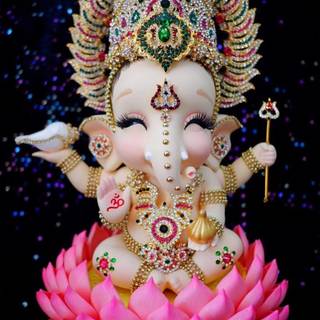 iPhone cute Ganesh wallpaper