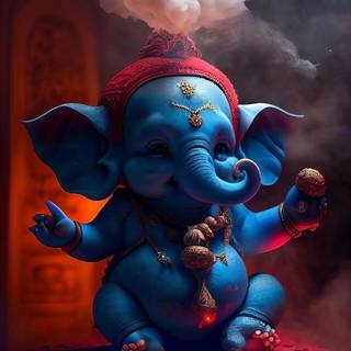 iPhone cute Ganesh wallpaper