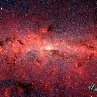 4k red galaxy wallpaper