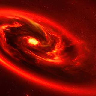 4k red galaxy wallpaper