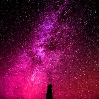 4k red galaxy wallpaper