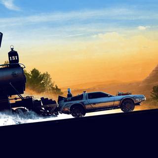 4k Back To The Future wallpaper