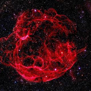 4k red galaxy wallpaper