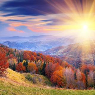 Autumn mountain 2560x1600 wallpaper