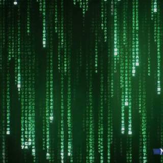 Matrix digital rain desktop wallpaper