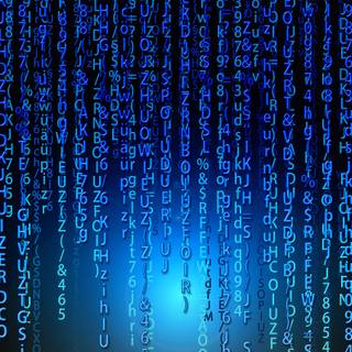 Matrix digital rain desktop wallpaper