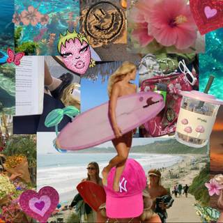 Coconut girl laptop wallpaper