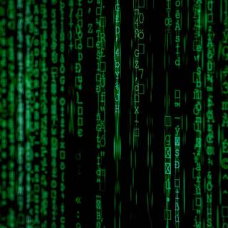 Matrix digital rain desktop wallpaper