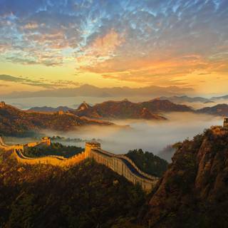 Great Wall of China 4k wallpaper