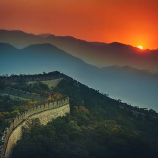 Great Wall of China 4k wallpaper
