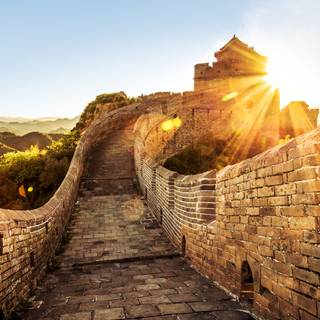 Great Wall of China 4k wallpaper