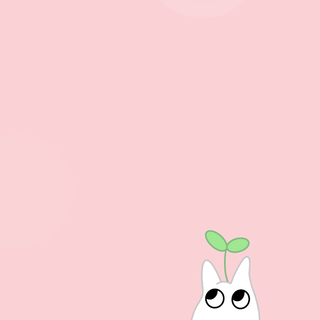 Pink Ghibli iPhone wallpaper