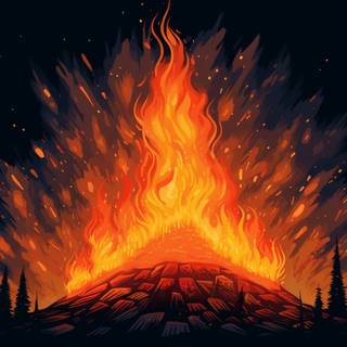 Flames desktop wallpaper