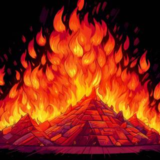 Flames desktop wallpaper