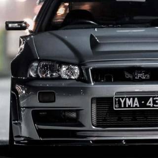 iPhone Nissan Skyline R34 wallpaper