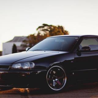 iPhone Nissan Skyline R34 wallpaper