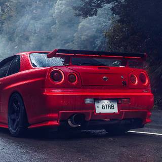 iPhone Nissan Skyline R34 wallpaper