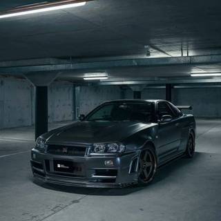 iPhone Nissan Skyline R34 wallpaper