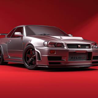 iPhone Nissan Skyline R34 wallpaper
