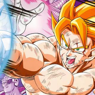 DBZ vintage PC wallpaper