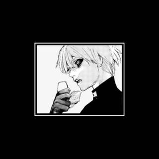 Black and white anime aesthetic wallpaper