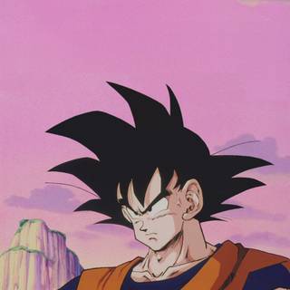 Goku base form iPhone wallpaper