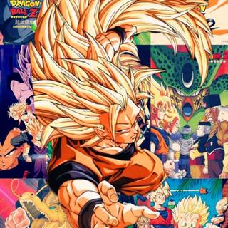 DBZ vintage wallpaper