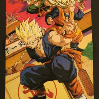 DBZ vintage wallpaper