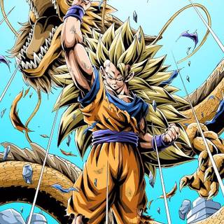 DBZ vintage wallpaper