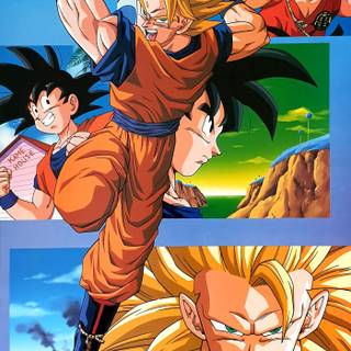 DBZ vintage wallpaper