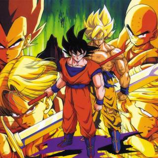 DBZ vintage wallpaper