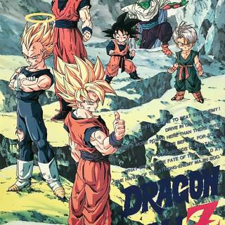 DBZ vintage wallpaper