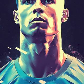 Cristiano Ronaldo art wallpaper