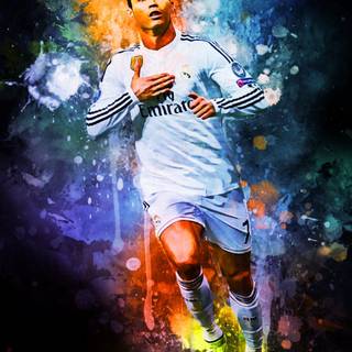 Cristiano Ronaldo art wallpaper