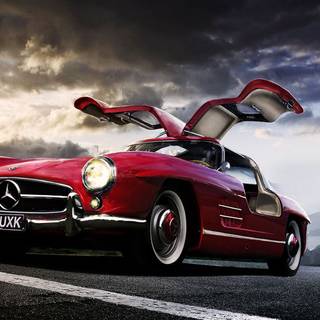 Mercedes Gullwing wallpaper