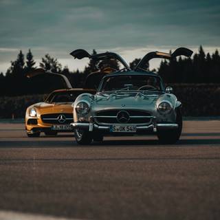 Mercedes Gullwing wallpaper