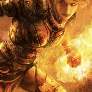 Chandra Planeswalker iPhone wallpaper