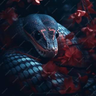 iPhone cool snake wallpaper