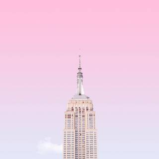 Pink city phone wallpaper