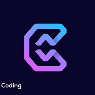 Coding logo wallpaper
