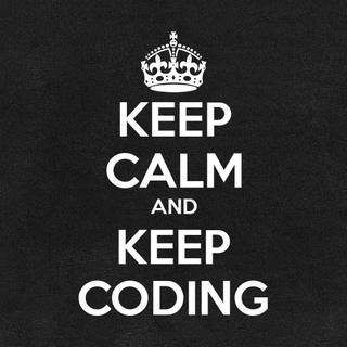 Coding logo wallpaper